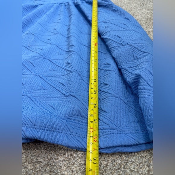 Free People Blue Violet Mini Dress size M sundress sun dress summer beachy - Picture 12 of 14